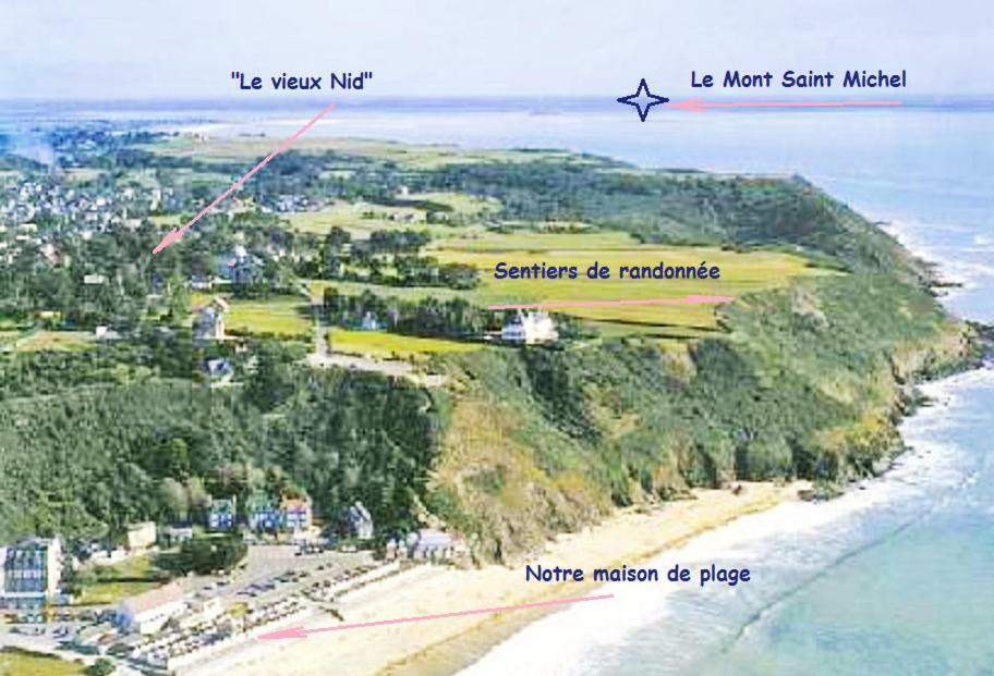 "Le Vieux Nid" Villa Carolles Exterior foto